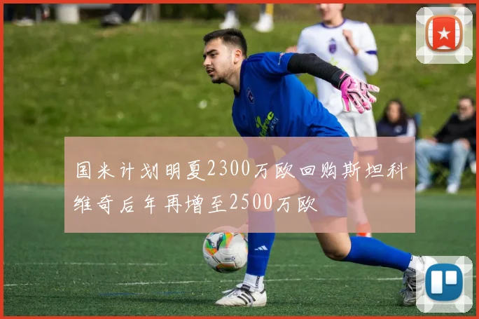 国米计划明夏2300万欧回购斯坦科维奇后年再增至2500万欧
